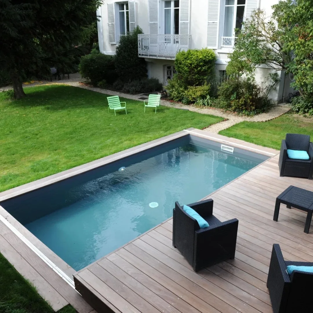 Раздвижная терраса для бассейна в Можайске