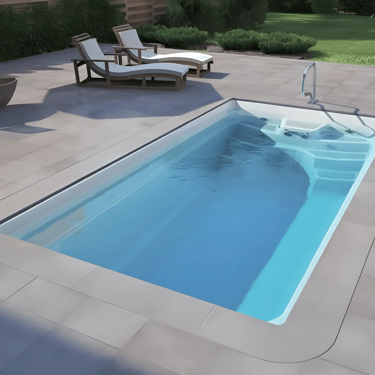 Композитный бассейн Laguna 5 — вид сверху в Можайске