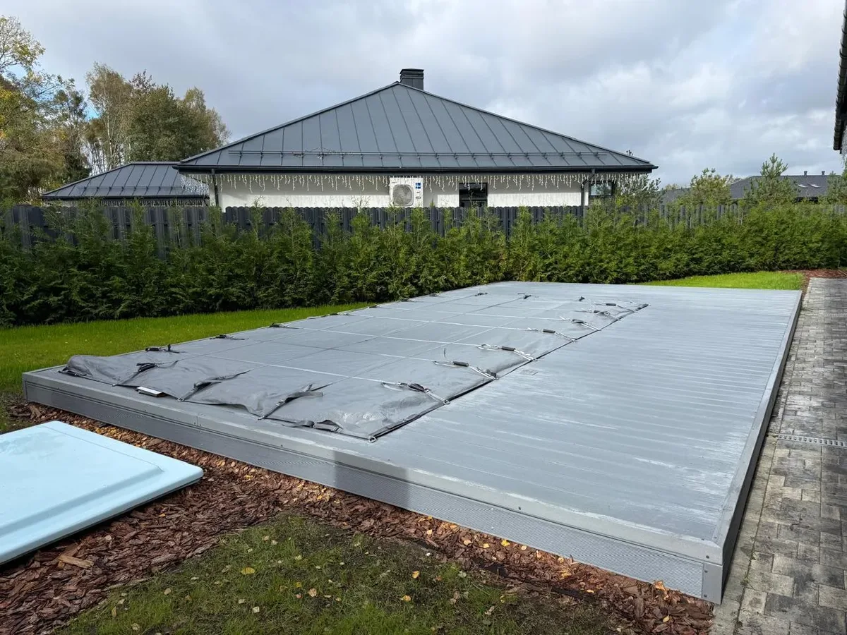 Покрывало Laguna Cover Mesh — установка в Можайске